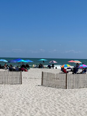 On the beach