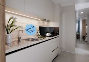 Mobile home Sunshine premium - whirlpool, 1st line | Oppholdsområde | Flatskjerm-TV og bordtennis