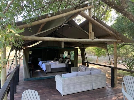 Luxury Tent (Knob Thorn Safari) | Terrace/patio. Camp Bethel