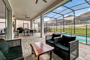 Terrace/patio - 5 BD/ 4.5 BA/ Solara Resort (1760 SP) (Kissimmee)