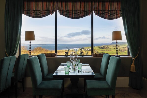 Lunch and dinner served, ocean views  - The Salthouse Hotel (Ballycastle)