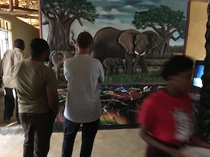 Interior entrance