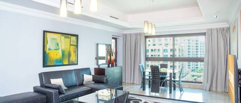 Appartement, 1 chambre | Coin séjour