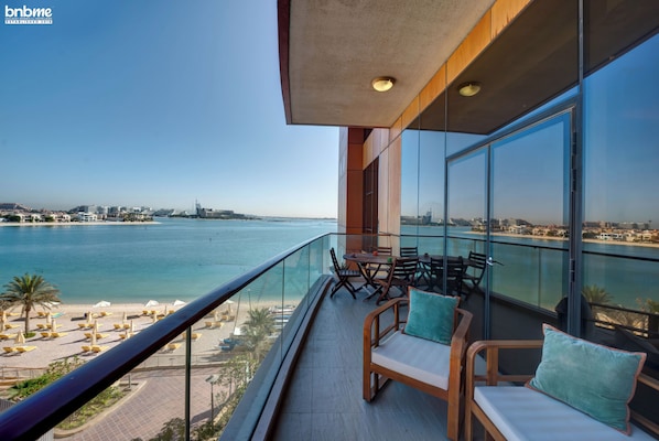 Appartement Deluxe, 1 chambre | Vue depuis le balcon