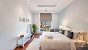 Apartamento Deluxe, 1 habitación | 1 dormitorio, sábanas de algodón egipcio, ropa de cama de alta calidad