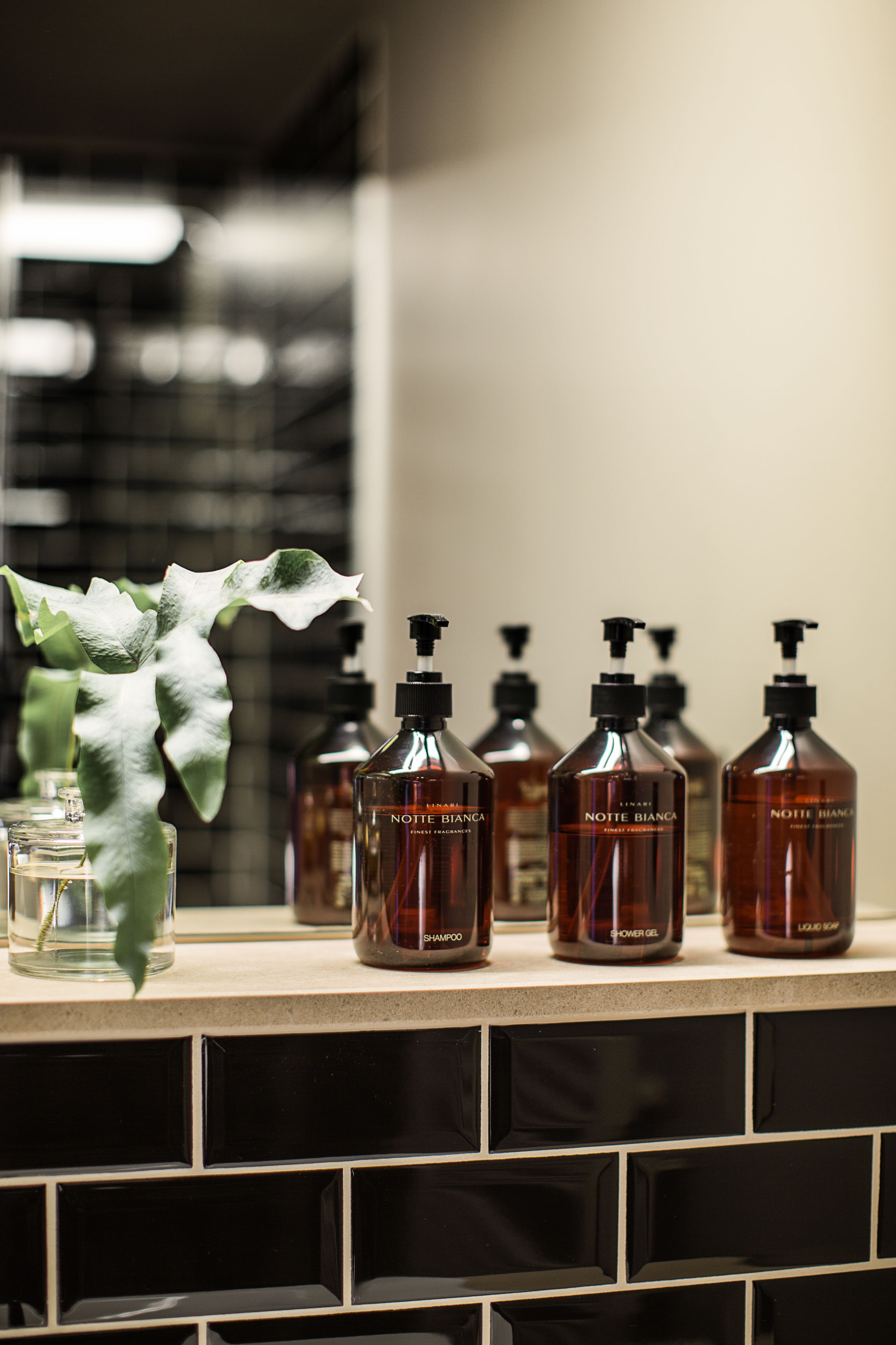 shower, bathrobes, slippers, towels