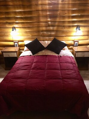 Cabaña básica | Sábanas de algodón egipcio, ropa de cama de alta calidad y edredón 