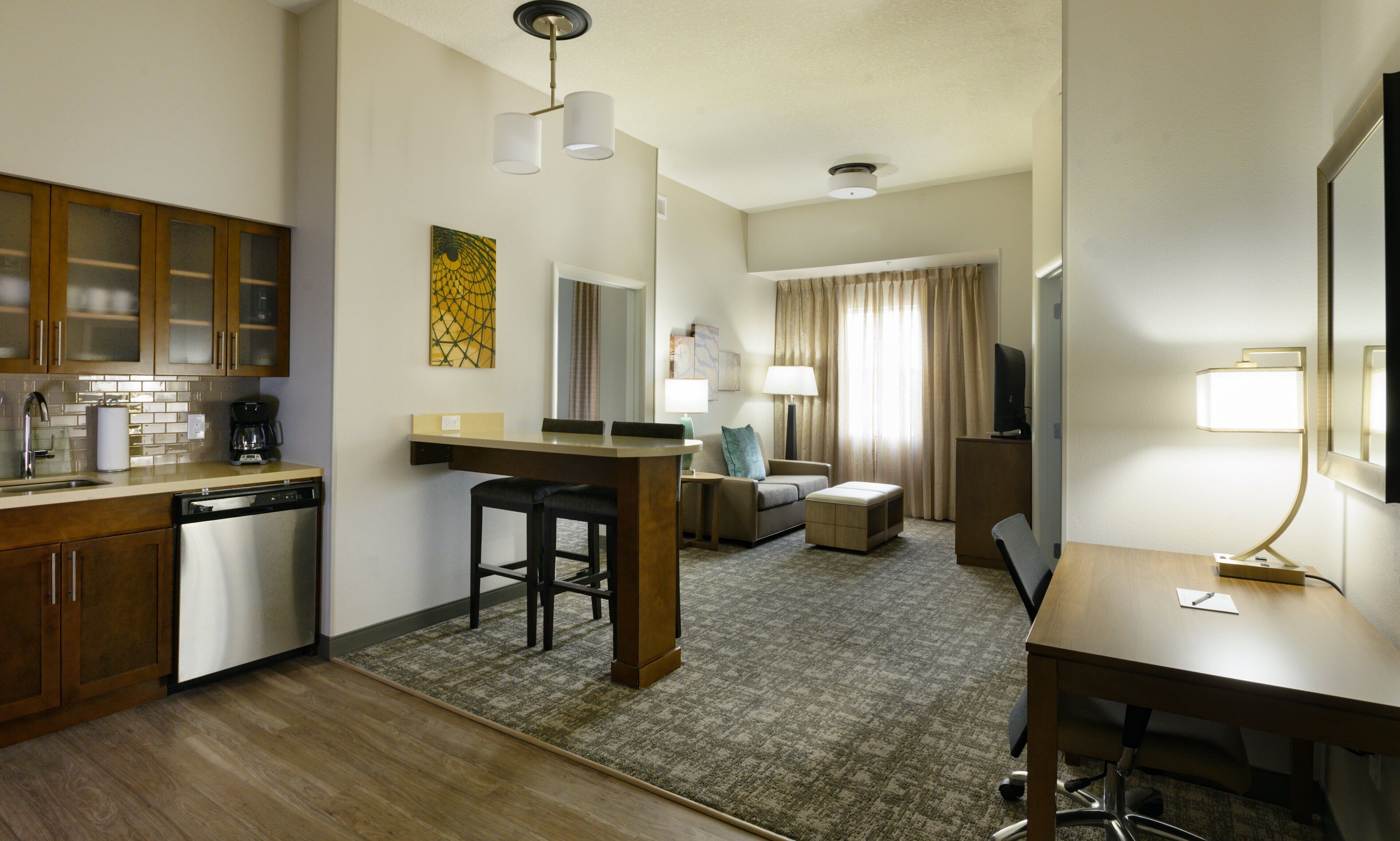 suite, 2 bedrooms, kitchen | 1 bedroom, individually furnished, desk, laptop workspace