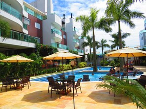 Outdoor pool - Cod 128A Apart 3 dormit Cond Boulevard B (Bombinhas)