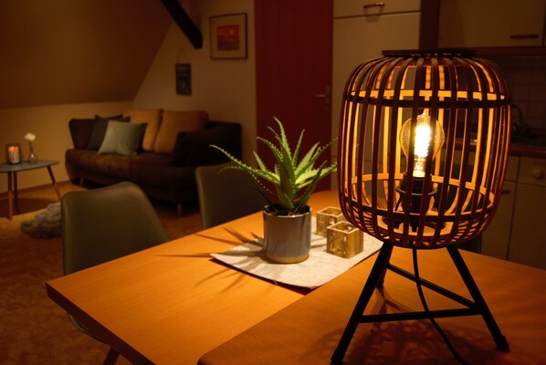 Family Apartment | Living area | Flat-screen TV - Fewo Harz mit WLAN für 2-4 Personen (Walkenried)