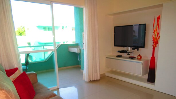 Apartment, 2 Bedrooms | Television - Cod 454 Apart 2 Dormit Com 02 Garagens (Bombinhas)