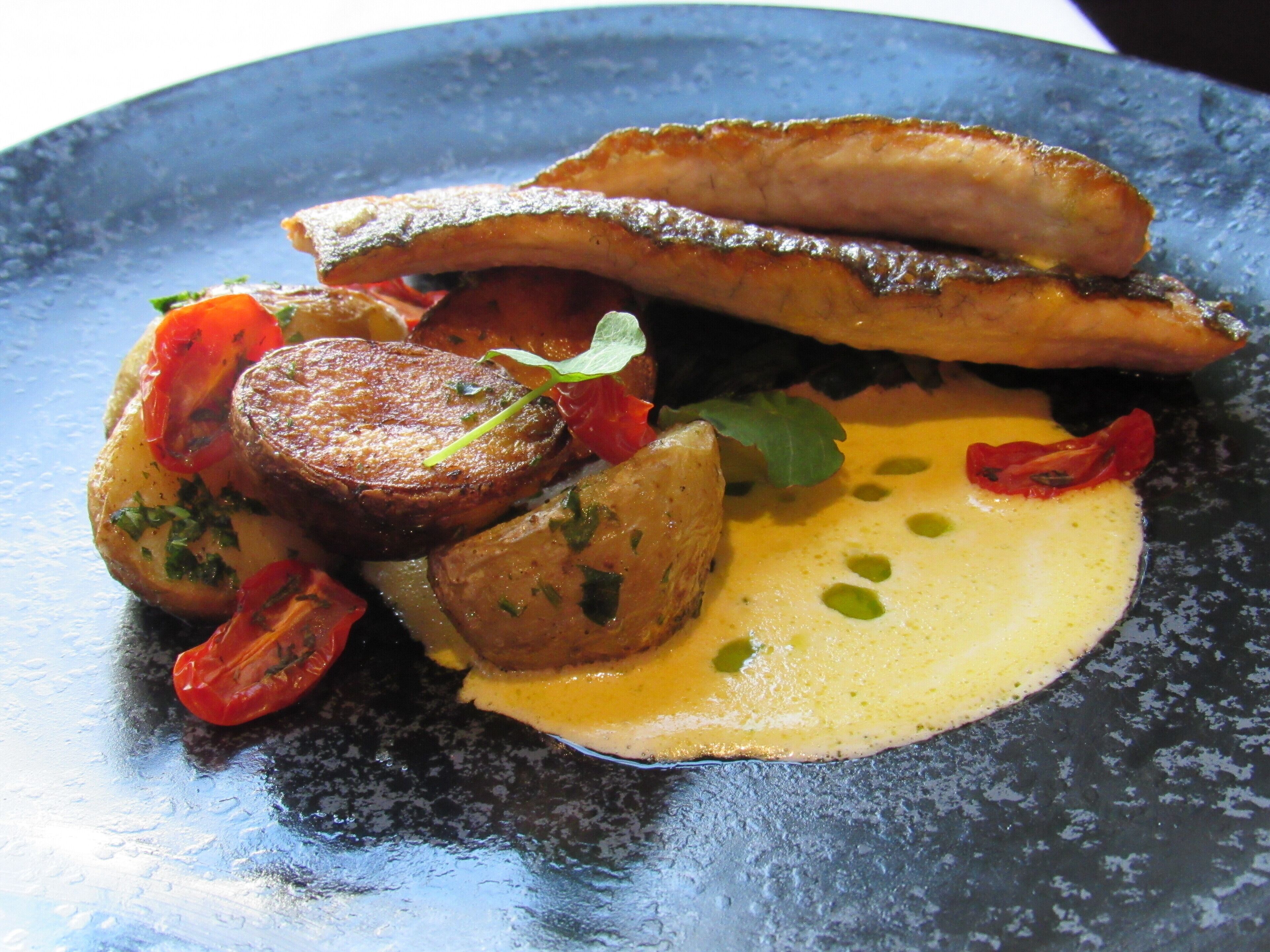 breakfast and dinner served, local cuisine