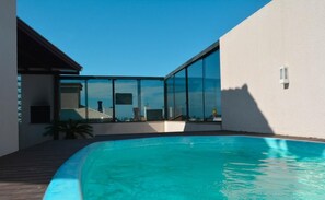 Outdoor pool - Cod 481 Imovel Para 6 Pessoas Piscina Privativa (Bombinhas)