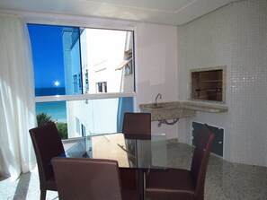 BBQ/picnic area - Cod 511 Apart Frent Mar Com 3 Suites (Bombinhas)