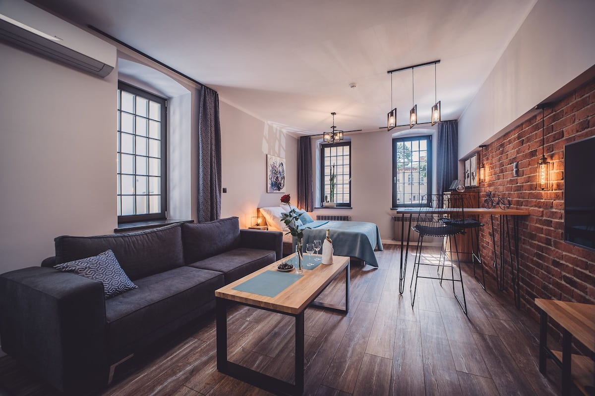 Studio Suite (Niebieski Rowerek) | Living area | Smart TV