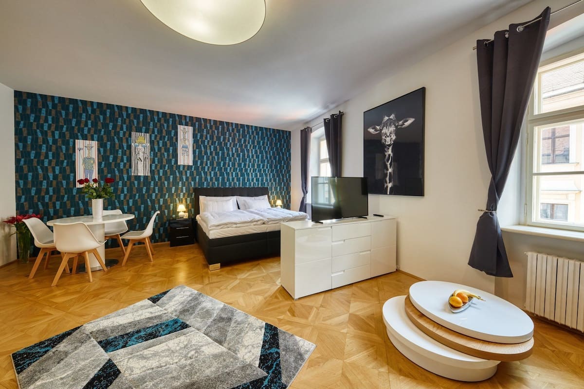 Blackout drapes, iron/ironing board, WiFi (free), bed sheets