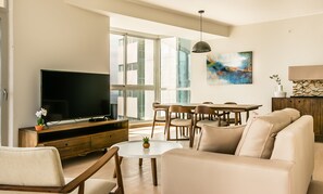Deluxe Apartment, 2 Bedrooms | Television - Best Accommodation Ocean View (Panama City)