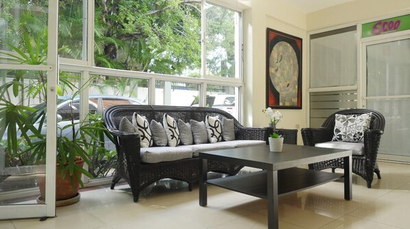 Sitzecke in der Lobby