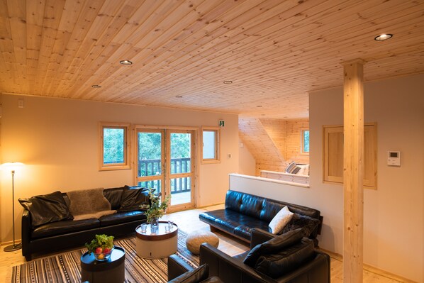 Chalé luxo, 3 quartos, para não fumantes, vista para a montanha | Parte interna