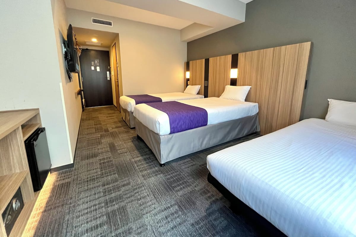 Family Room, Non Smoking/Shuttle buses to Kinkakuji available! | In-room safe, free WiFi, bed sheets