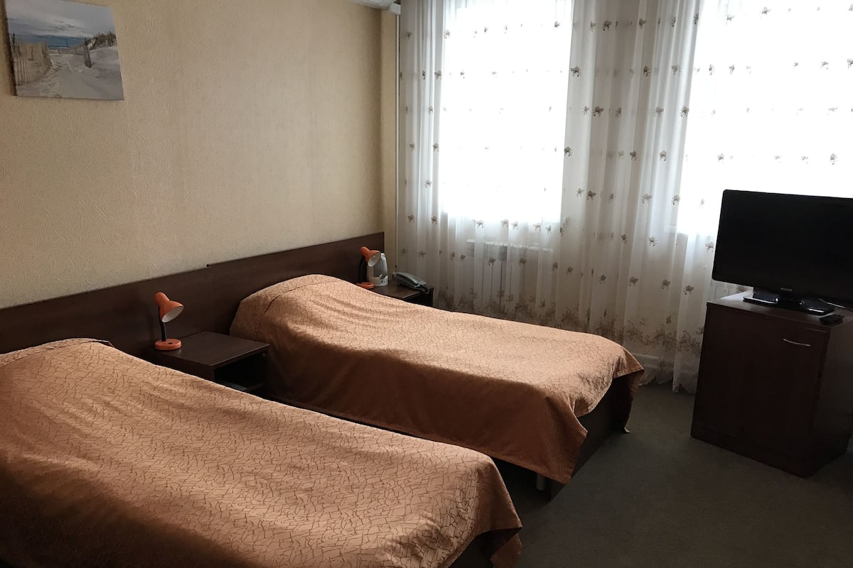 Standard Double or Twin Room | Down duvets, blackout curtains, iron/ironing board, rollaway beds