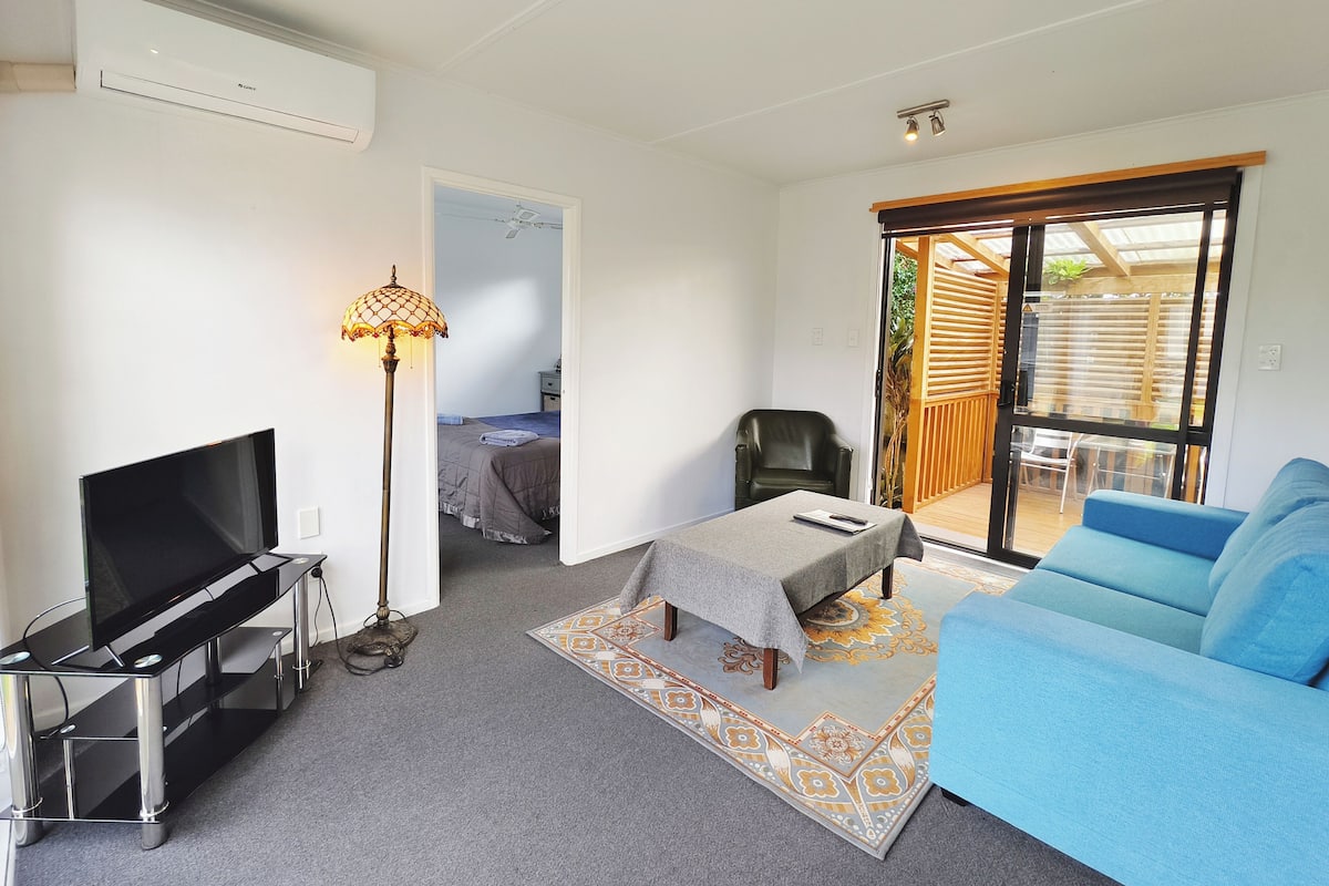 Queen Room with Mineral Hot Pool Unit 6 | Living area