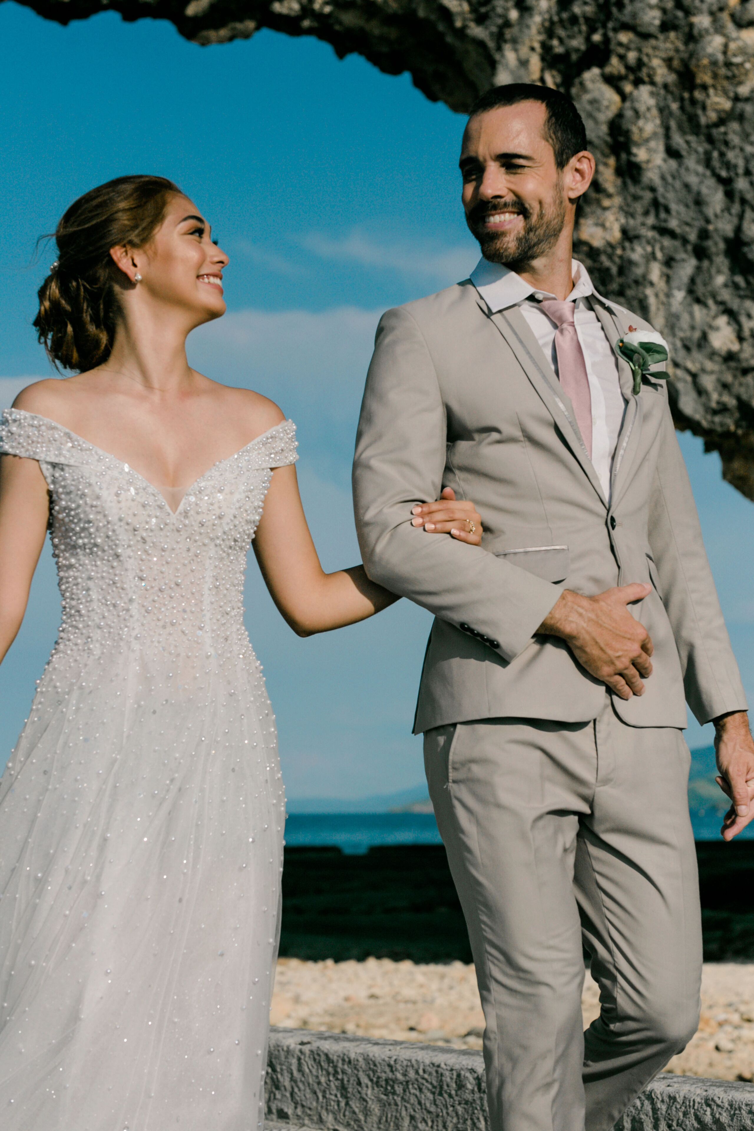 outdoor wedding area