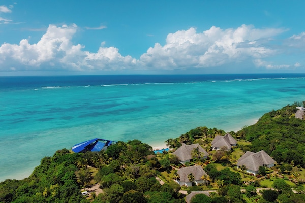 Uitzicht vanuit accommodatie