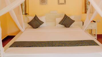 Bungalow Deluxe, vue jardin | 1 chambre, coffres-forts dans les chambres, bureau