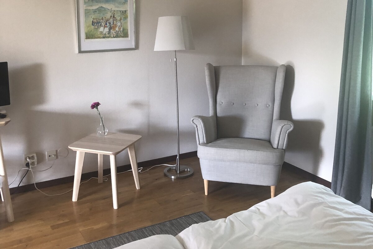 1 chambre, fer et planche à repasser, lits bébé (en supplément)