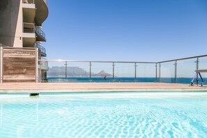 Seasonal outdoor pool, a rooftop pool