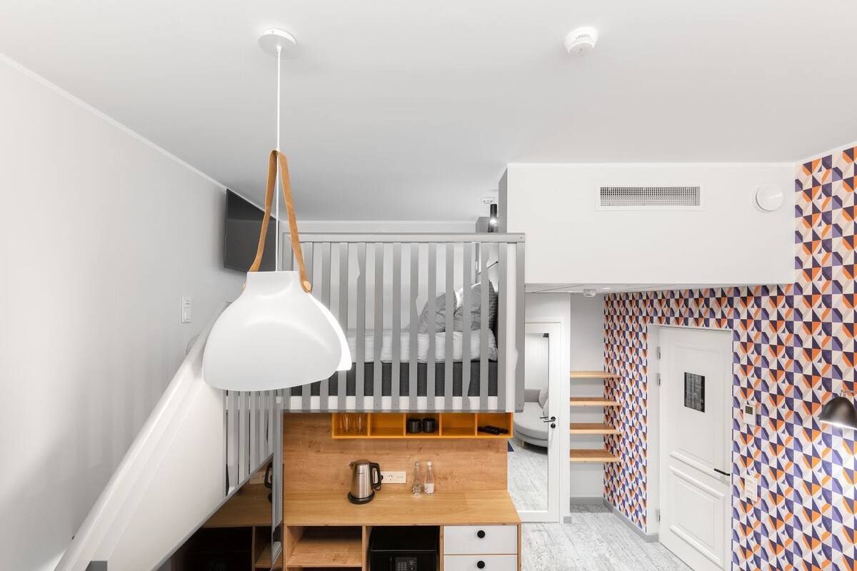 M Double Room | In-room safe, desk, laptop workspace, blackout drapes