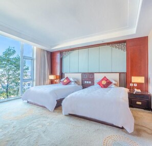 Kamar Twin Deluks, Bebas Asap Rokok | Tirai kedap cahaya, Wi-Fi gratis, dan seprai linen