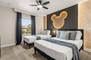 4 bedrooms, travel cot, WiFi, bed sheets