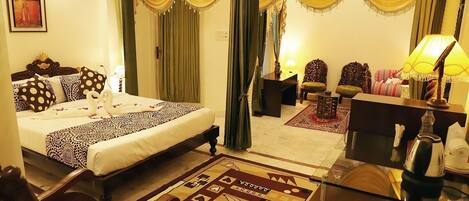 Premium bedding, down comforters, memory foam beds, minibar