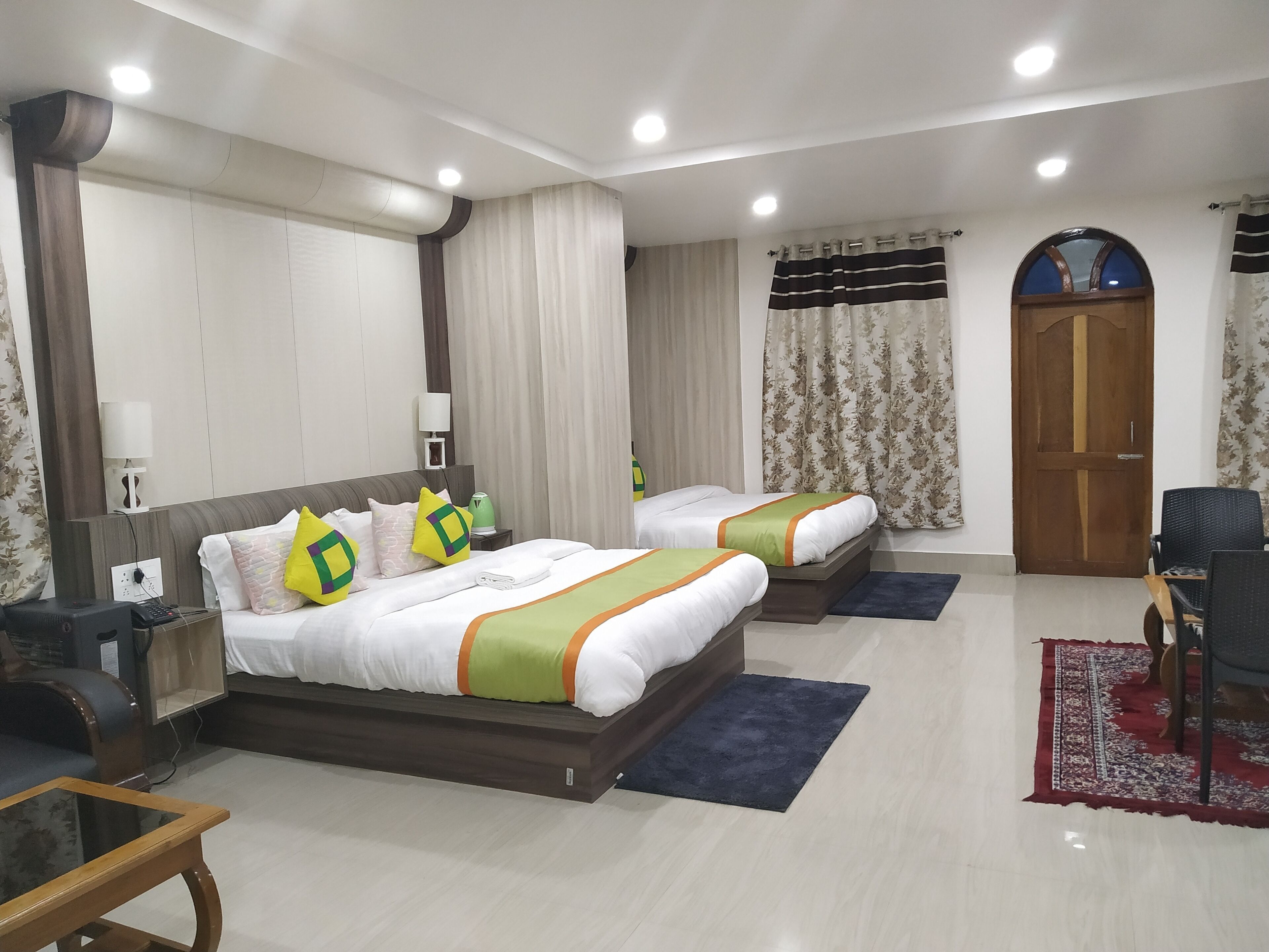 Egyptian cotton sheets, premium bedding, blackout drapes, soundproofing