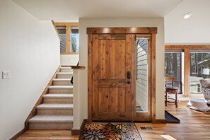 House, 4 Bedrooms | Interior - 3 Tumalo Home with Wood Burning Stone Fireplace, Hot Tub, and BBQ on the Deck by RedAwning (Bend)