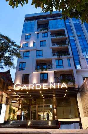 Front of property - evening/night