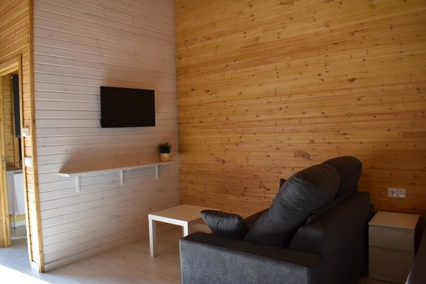Basic Cottage | Living area | 32-inch flat-screen TV with digital channels, TV