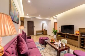 Executive-suite - bjergudsigt | Opholdsområde | LCD-tv