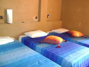 Blackout drapes, soundproofing, iron/ironing board