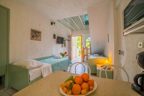 Superior Apartment, 1 Bedroom | Living area | Flat-screen TV - Kastro Studios Apartments (Ierapetra)
