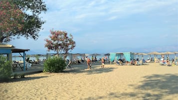 Vlak bij het strand