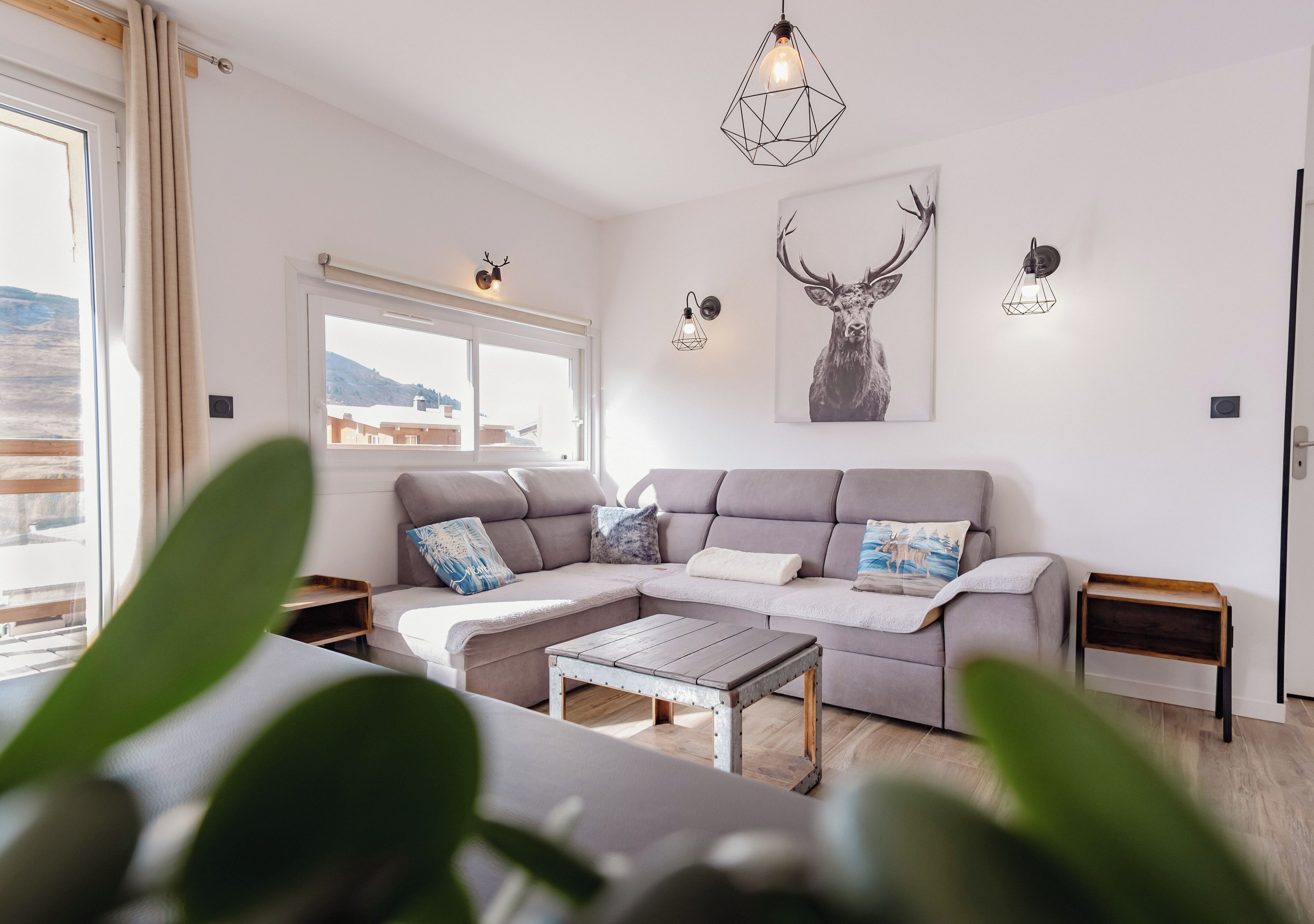 TV, DVD player, foosball