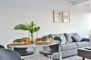 Appartement Luxe, vue mer | Coin séjour