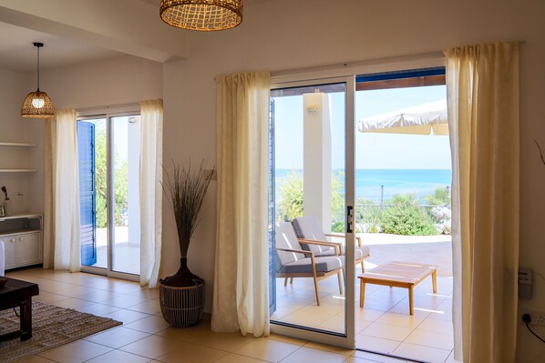 Villa | Balcony view - Phaedrus Living: Seaside Luxury Villa Anafi (Paralimni)
