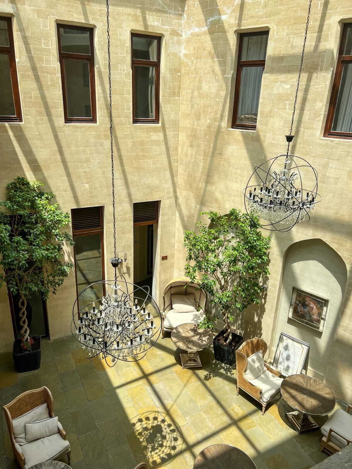 outdoor wedding area