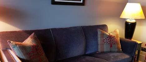 Smart TV, foosball, stereo