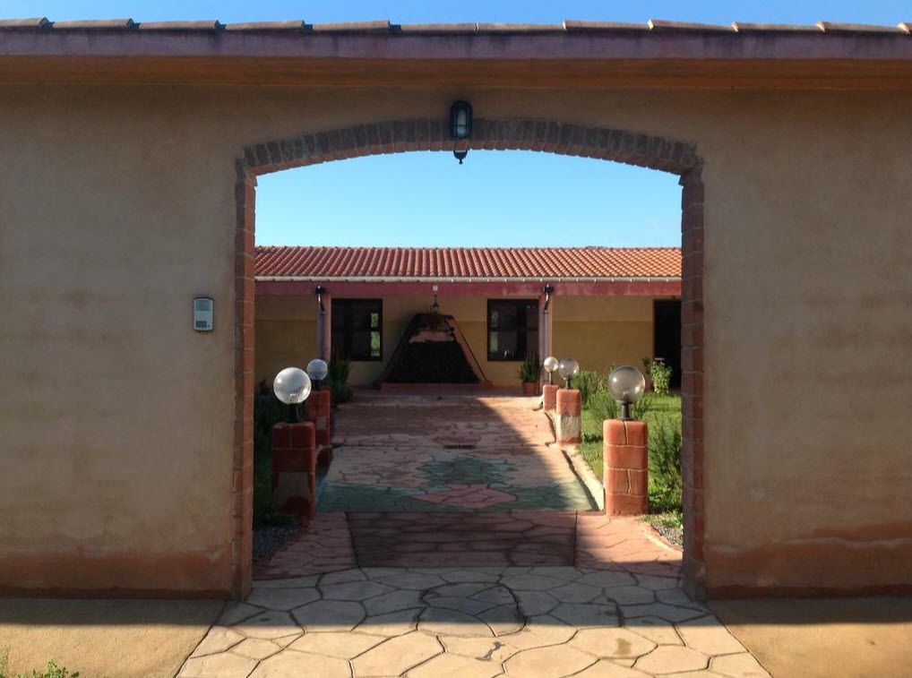 Entrée de l’hébergement