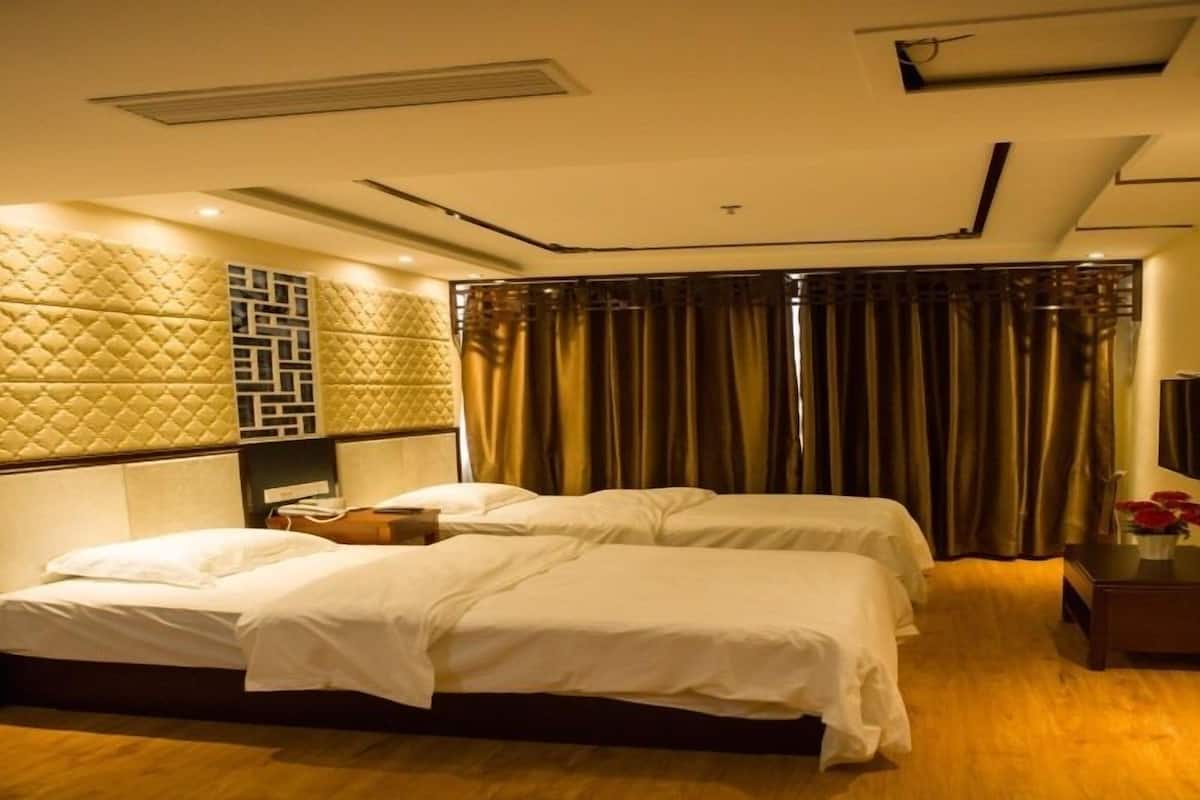 Chambre, 2 lits une place | Wi-Fi gratuit